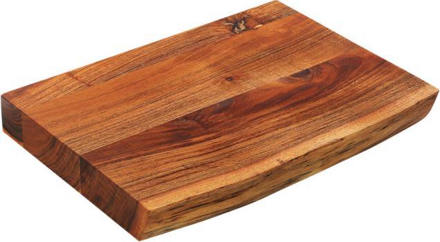 Zassenhaus Hackblock Akazie Unikat 41x30x5 cm