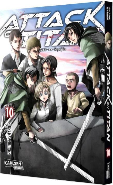 Immagine prodotto Attack on Titan, Band 10 (Tedesco, Hajime Isayama, 2015)