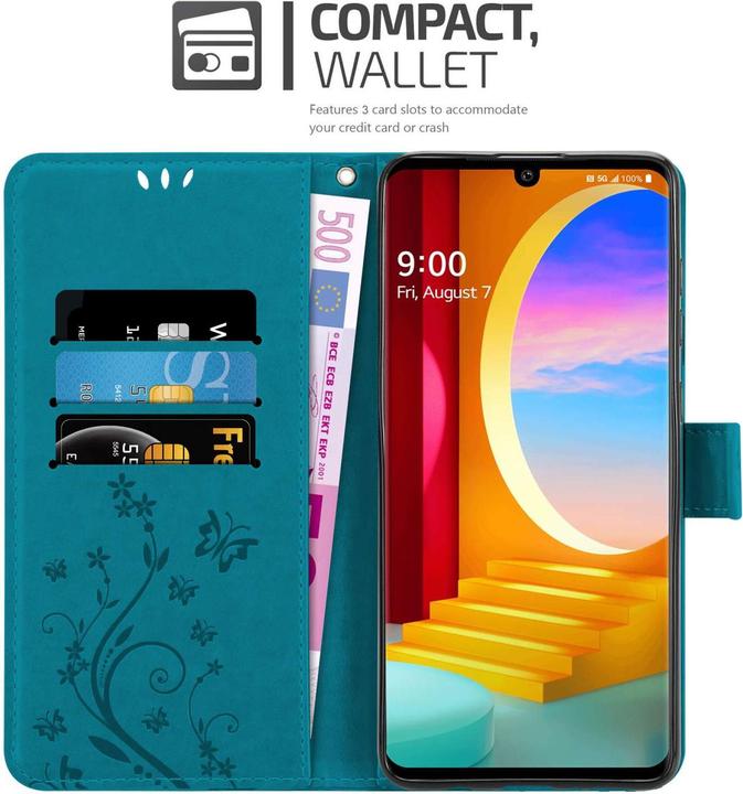 Immagine prodotto Cadorabo Custodia per LG Velvet Flower Book (LG Velluto)