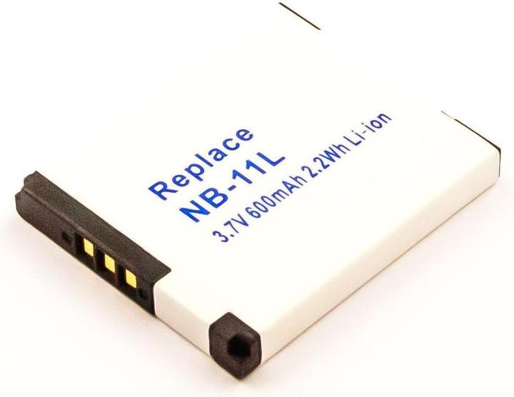 Actual product image AGI Battery compatible with Canon IXUS 165 - Battery - 600 mAh (Rechargeable battery)