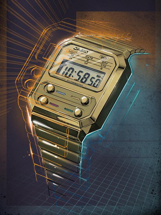 Actual product image Casio Vintage (Digital watch, 40.70 mm)