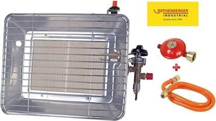 Produktbild Rothenberger Eco Piezo Gasheizstrahler ( 35985 ) 2,7 kW - 4,2 kW für Propangasflaschen 5 (4200 W)