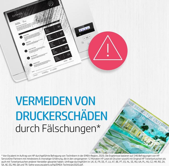 Actual product image HP 410x (C)
