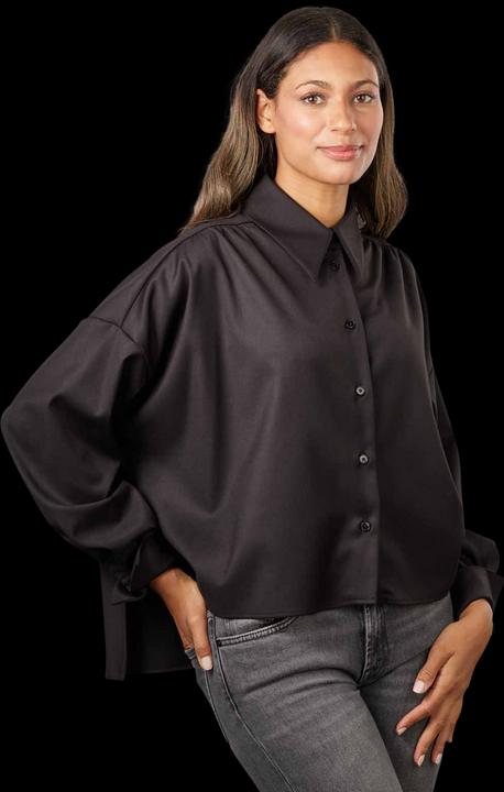 Image du produit Drykorn Oversized Flanna Blouse Long Sleeve Black (S)