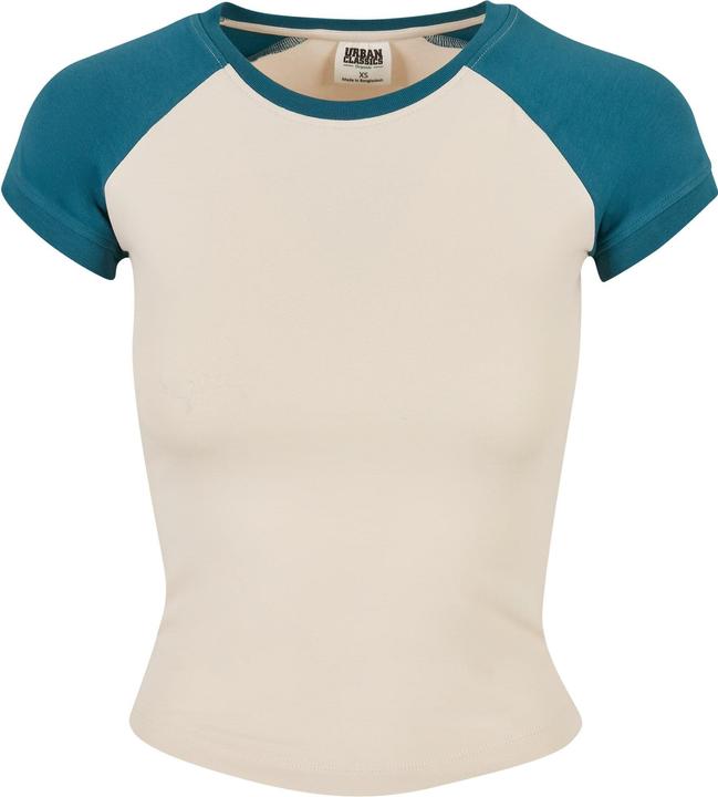 Produktbild Urban Classics Ladies Organic Stretch Short Retro Baseball Tee (M)