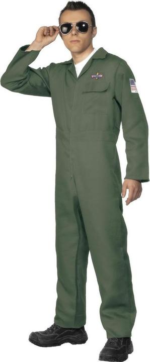 Actual product image Smiffys Mens Aviator Costume Jumpsuit (XL)