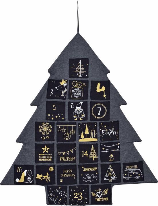 G. Wurm Adventskalender Tannenbaum, Textil