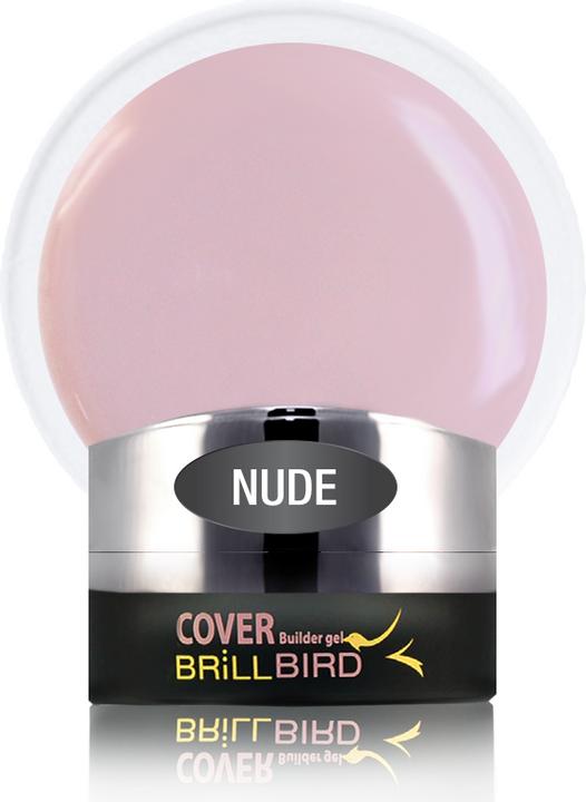 BrillBird Cover Builder Gel (Nude-Builder Gel, Gel-Effekt Nagellack)