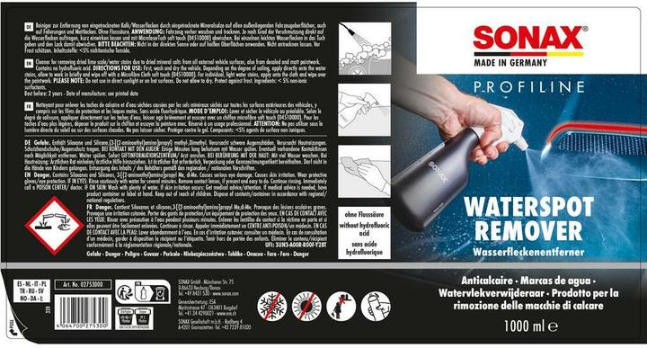 Actual product image Sonax Profiline Waterspot Remover (1000 ml)