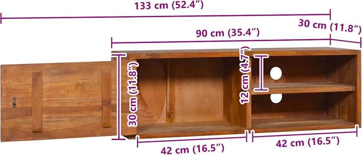 Actual product image VidaXL Ophelie (90 x 30 x 30 cm)
