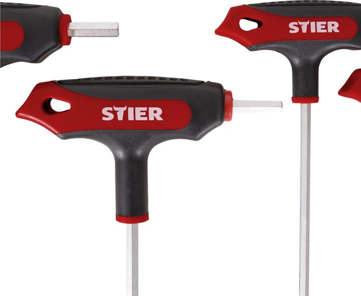 Produktbild Stier T-Griff-Schraubendreher-Satz 6kt 2 - 10 mm 8-teilig