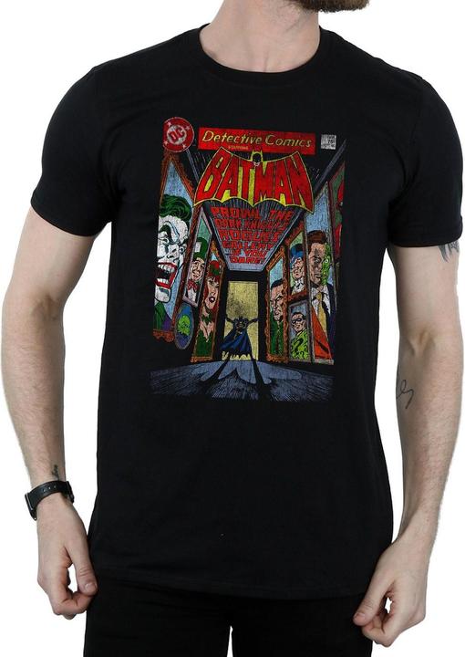 Actual product image Batman Mens Rogues Gallery Comic Cover Cotton T-Shirt (3XL)
