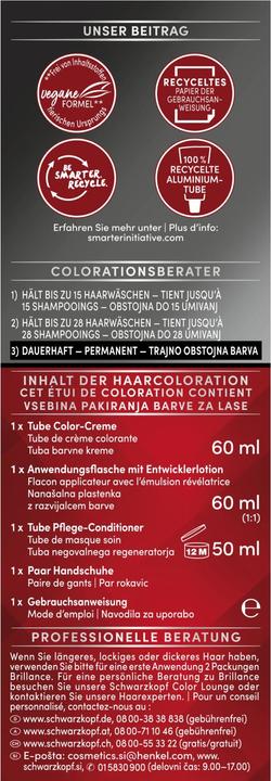 Image du produit Schwarzkopf Brillance Crème colorante intense 869 Châtaigne (869 Marron châtaigne)