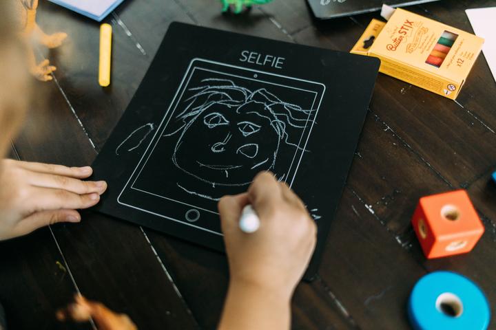 Actual product image Jaq Jaq Bird Bored Board Set Selfie (English)