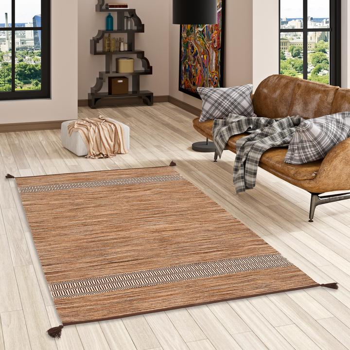 Immagine prodotto Pergamon Tappeto kilim in cotone naturale Toscana (200 x 300 cm)