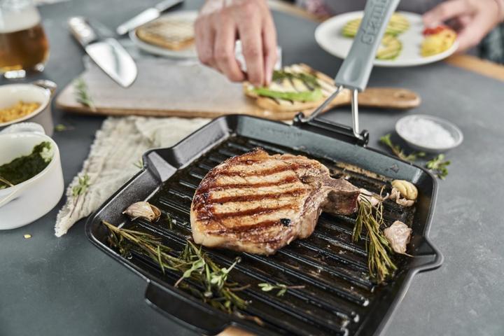 Immagine prodotto Staub Padella per la griglia (24 cm, Padella grill, Ghisa)