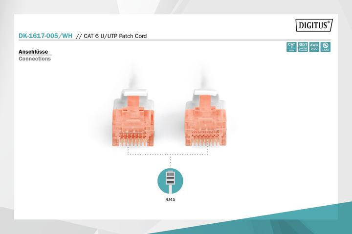 Immagine prodotto Digitus Cavo di rete (UTP, CAT6, 0.50 m)