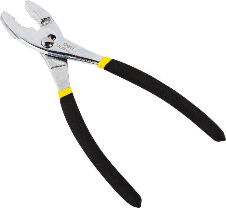 Actual product image Deli Tools Slip Joint Pliers EDL25510 10" (black&yellow) (254 mm)
