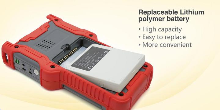 Image du produit Ernitec Moniteur d'essai à écran tactile de 4 pouces (Câbles de réseau)