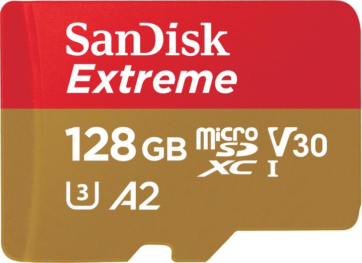 Produktbild SanDisk Extreme (128 GB, microSDXC, U3, UHS-I)