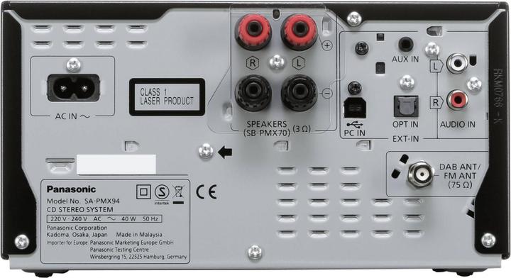 Immagine prodotto Panasonic SC-PMX94 (Lettore CD, Bluetooth, 2x 60 W)