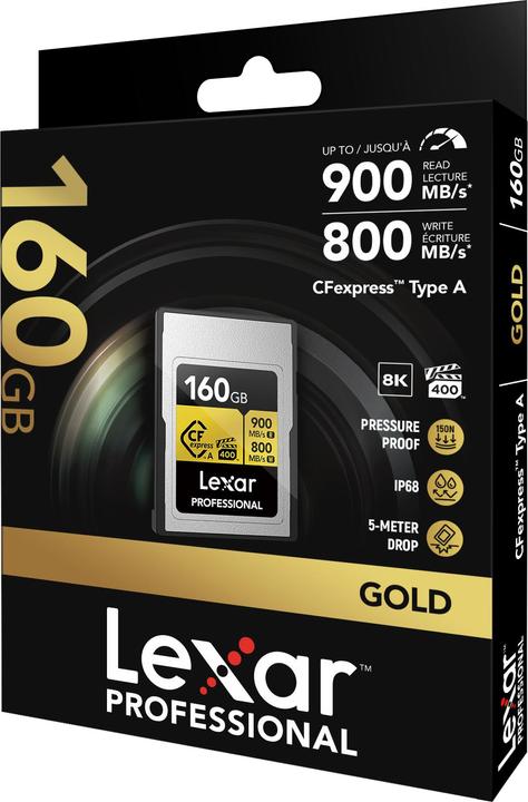 Image du produit Lexar Professional Gold Series (160 Go, CFexpress type A)