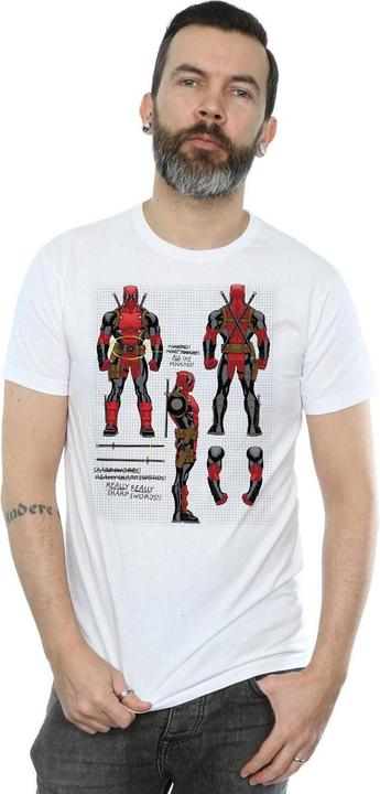Produktbild Deadpool Action Figure Plans TShirt (XXL)