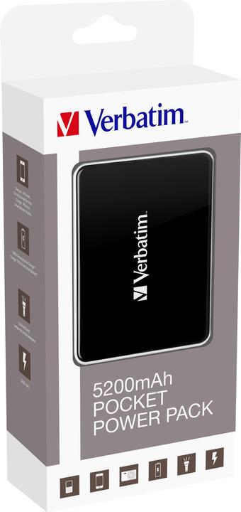 Actual product image Verbatim Portable Power Pack (5200 mAh, 19.24 Wh)