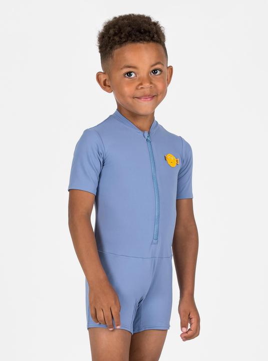 Actual product image Nabaiji Schwimmanzug Baby kurzarm kurze Beine - blau (5, 6)