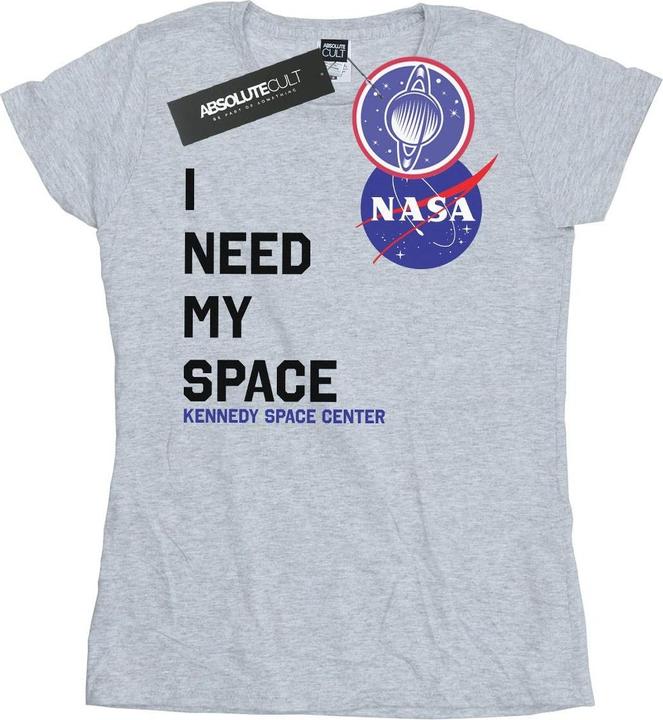 Actual product image Nasa Womens/Ladies I Need My Space Cotton T-Shirt (S)