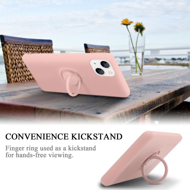 Immagine prodotto Cadorabo Custodia per Apple iPhone 14 in TPU Liquid Ring Stile Custodia in silicone (Apple iPhone 14)