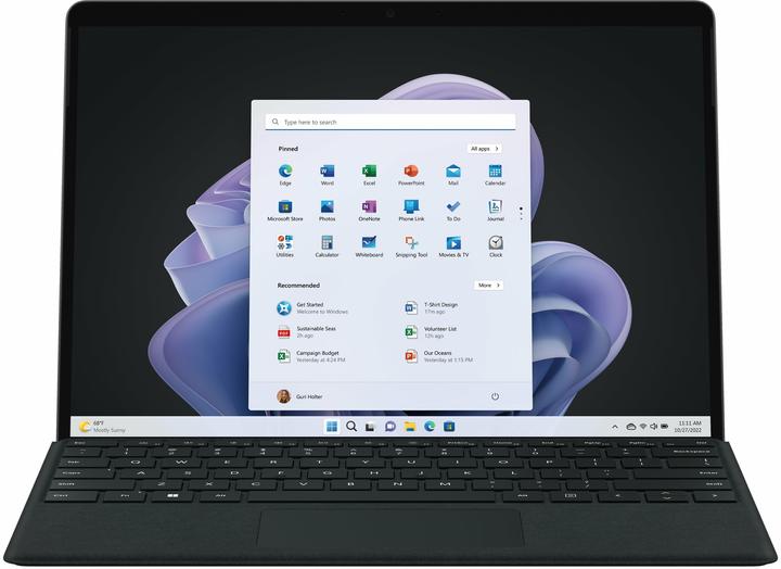 Image du produit Microsoft Surface Pro 9 for business (13", Intel Core i7-1265U, 16 Go, 512 Go, Sans disposition de clavier)