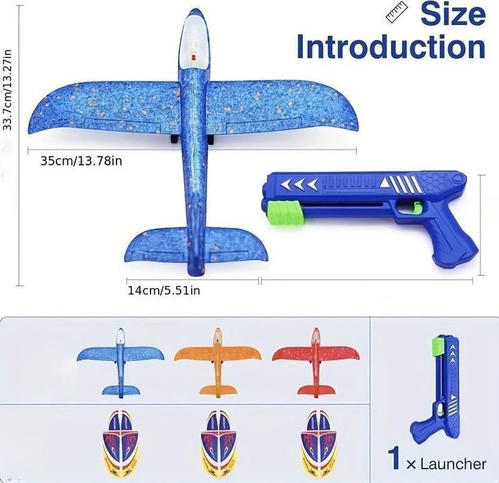 Image du produit Activity Board 1 pièce avion de glisse, jouet d'intérieur et d'extérieur pour enfants, avion de glisse, piste