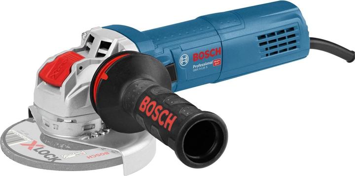 Bosch Professional Winkelschleifer GWX 9-125 S, X-LOCK mit Zusatzgriff und Schutzhaube, im Karton (125 mm)