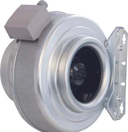 Systemair Ventilateur de gaine K160 XL Sileo avec support, 50-60 Hz, 230 V, 102-137 W. Débit d'air max.