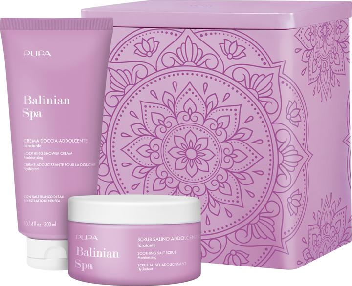 Actual product image Pupa Milano Balinian Spa Kit 1 Soothing Salt 350g/Soothing Cream 300ml (Hair care set)