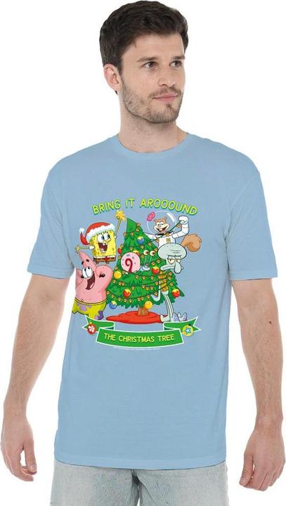 Produktbild Spongebob Squarepants Aroooound The Christmas Tree TShirt (XXL)