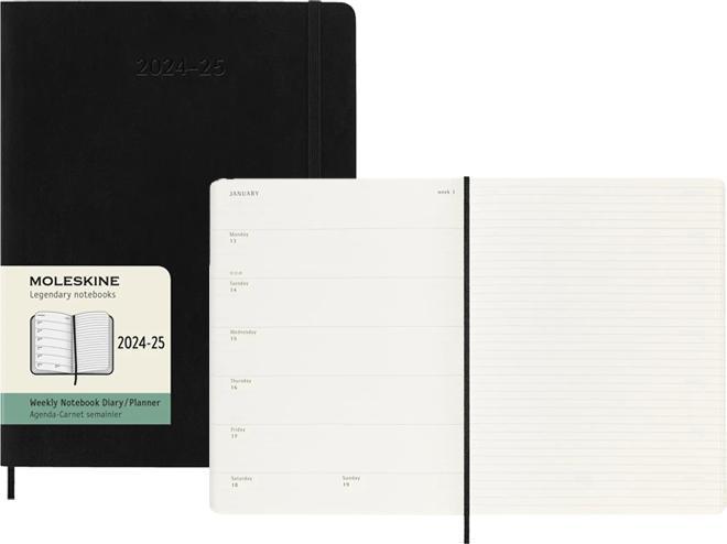 Productafbeelding Moleskine Weekkalender (19 x 25 cm, Engels)