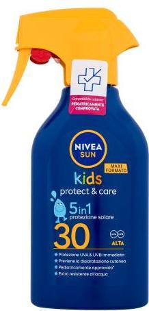 Produktbild NIVEA Sun Kids Protect & Care Sun Spray 5 in 1 (Sonnenspray, SPF 30, 270 ml, 150 g)