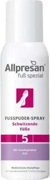 Actual product image Allpresan Foot Sp5 Powder (Foot deodorant & powder, 125 ml)