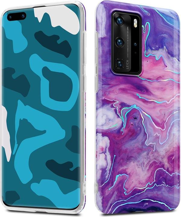 Purple Pink Marble No. 19