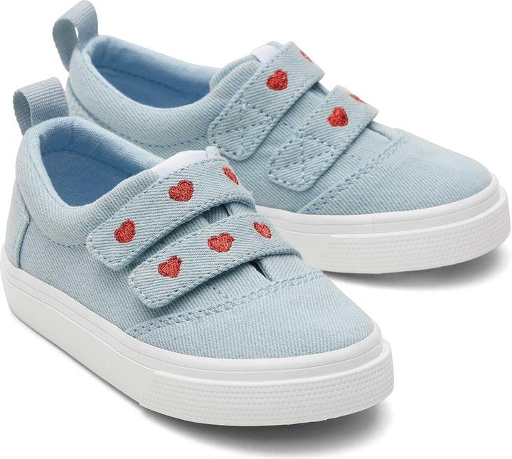 Actual product image Toms baby jeans sneakers fenix double strap (28.5)