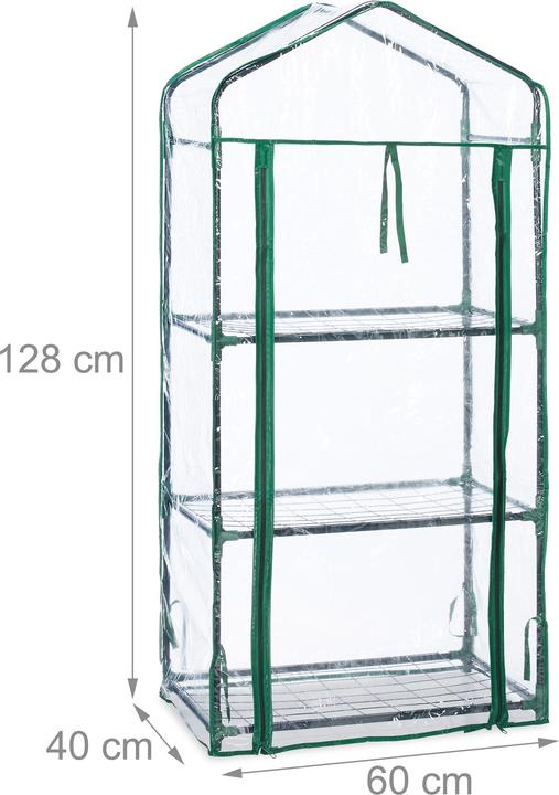 Actual product image Relaxdays Greenhouse balcony