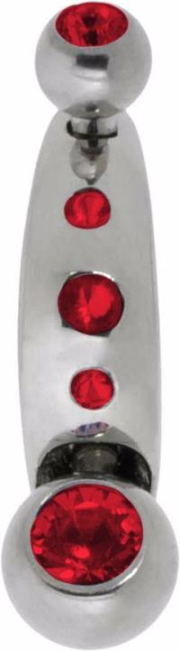 Actual product image Bijouteria Genital piercings (Premium crystal, Surgical steel 316L, Zirconia)