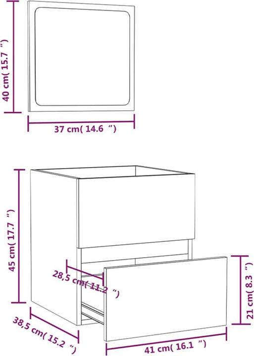 Produktbild VidaXL Susi (41 x 38.5 x 45 cm)