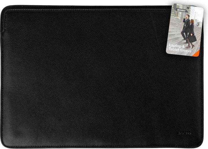 Image du produit Accezz Leather Laptop hoes MacBook 14 inch - Laptopsleeve - Zwart (14", Apple)