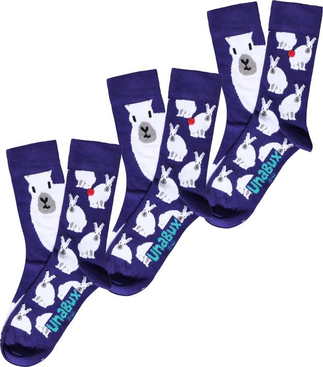 Unabux Freizeitsocken GRUMBLE IN THE JUNGLE (3er Pack, 42 - 46)