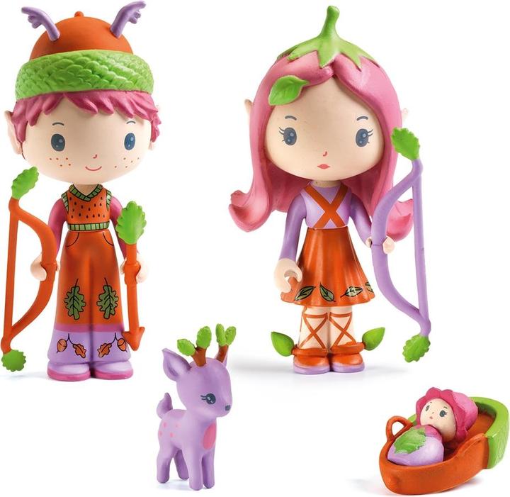 Actual product image Djeco Tinyly Lily & Sylvestre