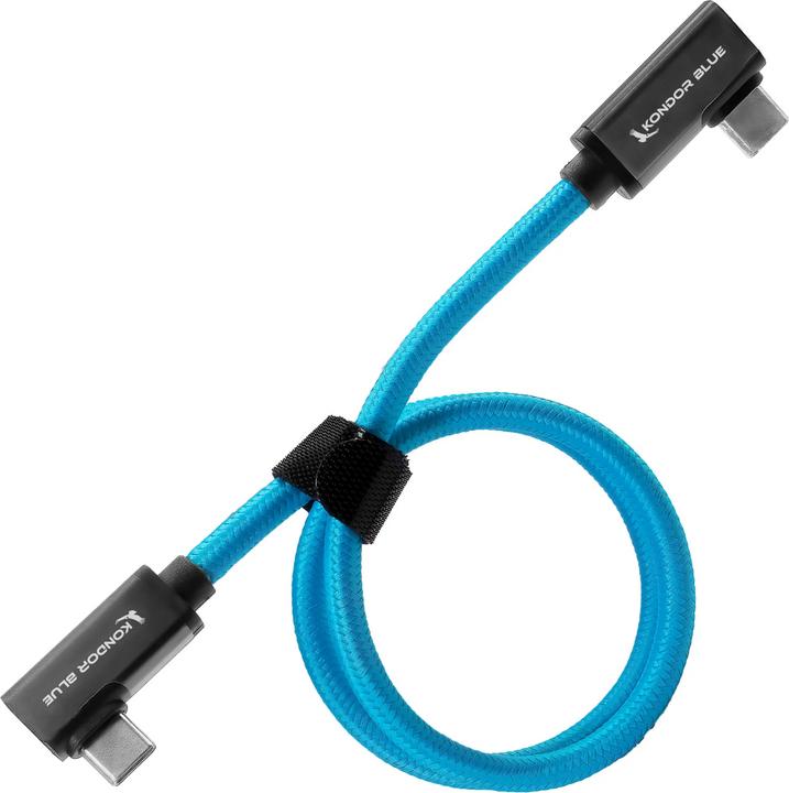 Kondor Blue USB C to USB C Cable for SSD Recording & Charging - 8K Data and Power Delivery (Dual Rig (USB 3.1)