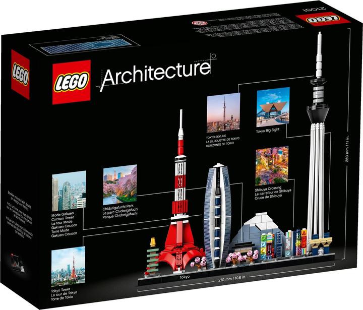 Produktbild LEGO Architecture End-Of-Live Set Tokio - 21051 NEU! Teile 547x (21051)